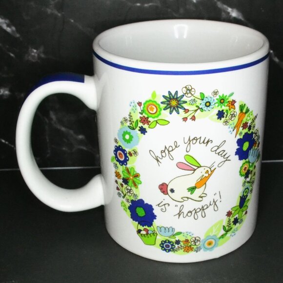 Certified International Lori Siebert Easter Theme Mugs Ceramic Hot Drink Serving - Picture 6 of 11